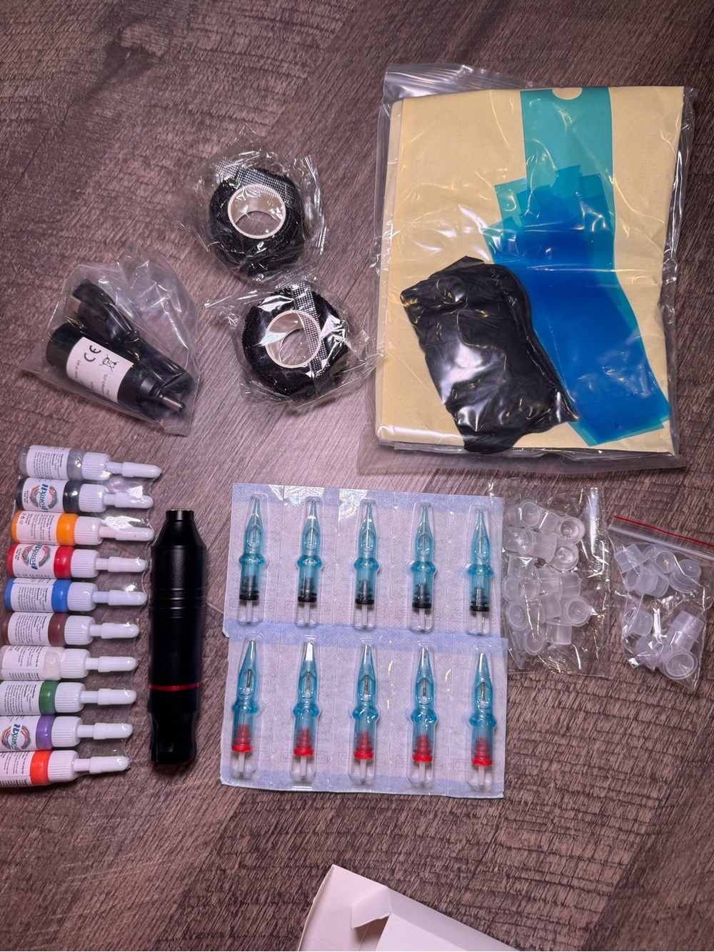 All brand new Portable Tattoo Kit